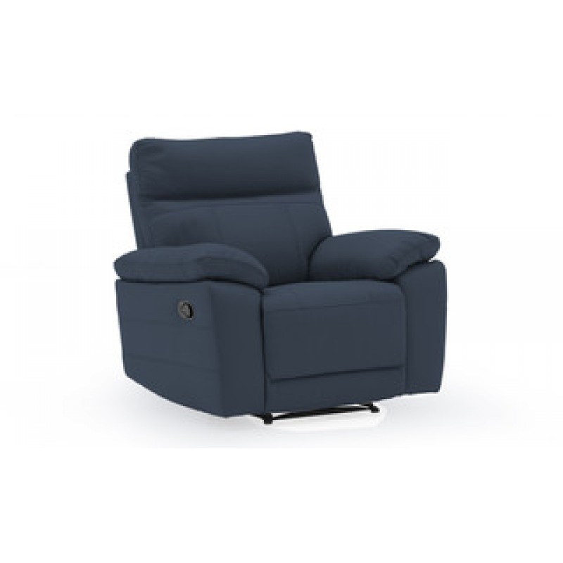 VL Positano 1 Seater Recliner - Indigo (Nett)